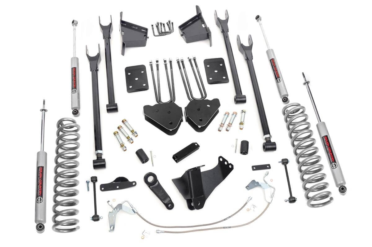 Ford F-350 Super Duty Suspension Lift Kit - Rough Country - 4 Link - '08-'10